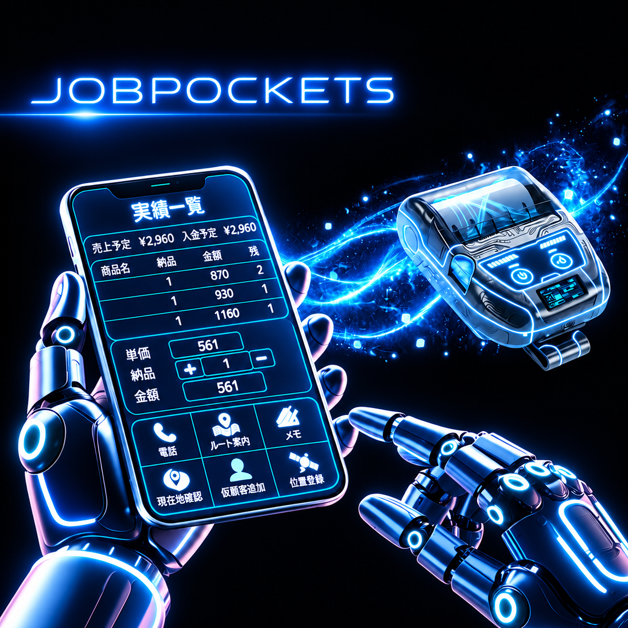 JOBPOCKETS｜スマホ実績入力アプリ